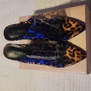 Cheetah Mules, sz 10
